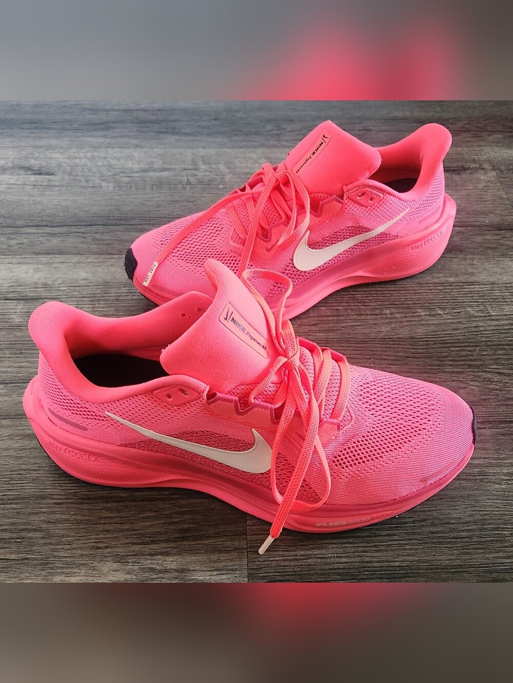 **NEW SOLD OUT** Nike Air Zoom Pegasus 41 Sz 9.5 Hot Punch Bright Vibrant Neon